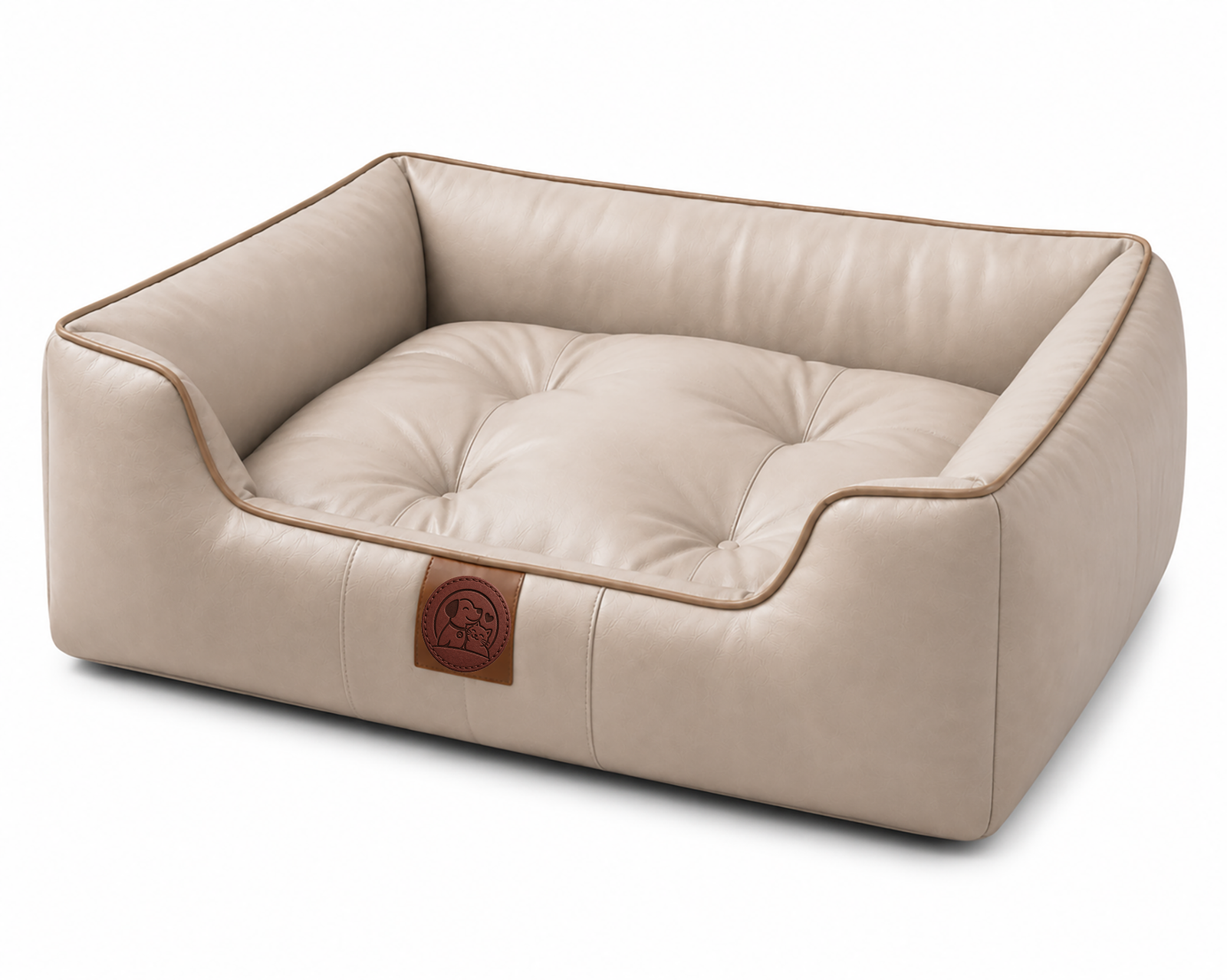 Orthopedic Faux Leather Pet Bed for Dogs & Cats - Image 4