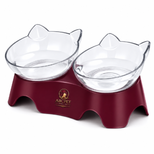 Elevated Double Cat Bowl Set